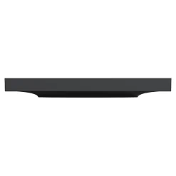 Schneider Electric Plaque de finition 1 poste Odace Styl S540702 coloris anthracite l.85 x P.10 x H.85 mm