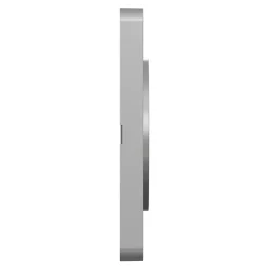 Schneider Electric Plaque de finition 1 poste Odace Touch S530802 coloris aluminium l.85 x P.10 x H.85 mm