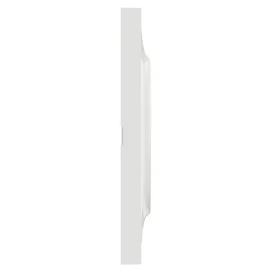 Schneider Electric Plaque de finition 1 poste Odace Styl S52C702 coloris blanc l.85 x P.10 x H.85 mm