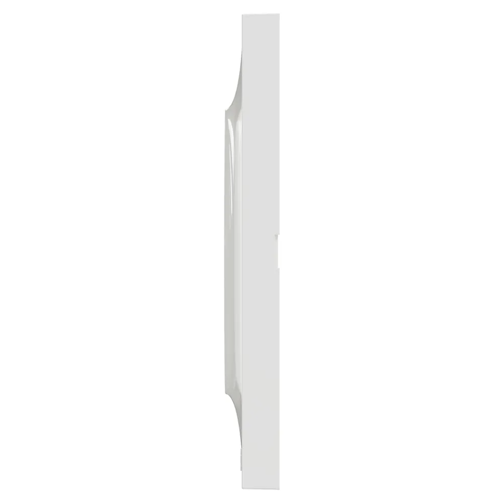 Schneider Electric Plaque de finition 1 poste Odace Styl S52C702 coloris blanc l.85 x P.10 x H.85 mm