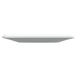 Schneider Electric Plaque de finition 1 poste Ovalis S320702 coloris blanc l.87 x P.10 x H.87 mm