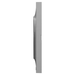 Schneider Electric Plaque De Finition Pour Interrupteur Et Prise À Composer-Plaque de finition 1 poste Odace Styl S520702E coloris aluminium l.85 x P.10 x H.85 mm