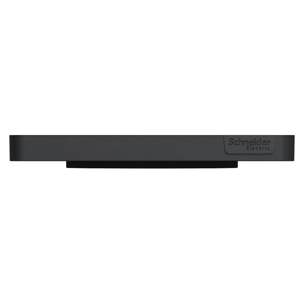 Schneider Electric Plaque De Finition Pour Interrupteur Et Prise À Composer-Plaque de finition 1 poste Odace Touch S540802 coloris anthracite l.85 x P.10 x H.85 mm
