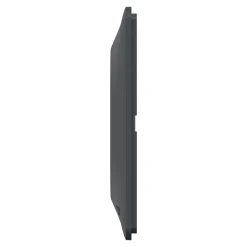 Schneider Electric Plaque De Finition Pour Interrupteur Et Prise À Composer-Plaque de finition 1 poste Ovalis S340702 coloris anthracite l.87 x P.10 x H.87 mm