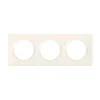 Legrand Plaque De Finition Pour Interrupteur Et Prise À Composer-Plaque de finition 3 postes Dooxie 6 009 03 coloris blanc l.229 x P.10 x H.87 mm