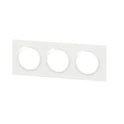 Legrand Plaque De Finition Pour Interrupteur Et Prise À Composer-Plaque de finition 3 postes Dooxie 6 009 03 coloris blanc l.229 x P.10 x H.87 mm