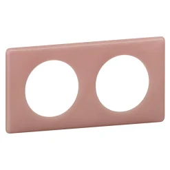 Legrand Plaque de finition 2 postes Céliane 0 988 30 coloris vieux rose l.161 x P.8,5 x H.82 mm