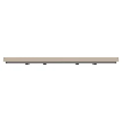 Schneider Electric Plaque de finition 2 postes Unica Déco Essentielle NU600426 coloris taupe l.159,6 x P.10,25 x H.85 mm