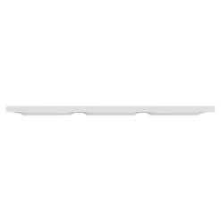 Schneider Electric Plaque de finition 3 postes Odace Styl S520706 coloris blanc l.227 x P.10 x H.85 mm