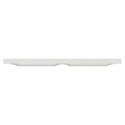 Schneider Electric Plaque de finition 2 postes Odace Styl S520704 coloris blanc l.156 x P.10 x H.85 mm