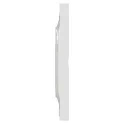 Schneider Electric Plaque de finition 2 postes Odace Styl S520704 coloris blanc l.156 x P.10 x H.85 mm