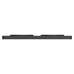 Schneider Electric Plaque de finition 2 postes Odace Touch S540804L coloris bronze avec liseré anthracite l.156 x P.10 x H.85 mm
