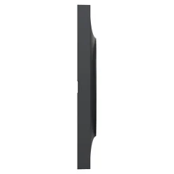 Schneider Electric Plaque de finition 2 postes Odace Styl S54C704 coloris anthracite avec liseré anthracite l.156 x P.10 x H.85 mm