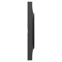 Schneider Electric Plaque de finition 3 postes Odace Styl S540706 coloris anthracite l.227 x P.10 x H.85 mm