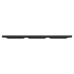 Schneider Electric Plaque de finition 3 postes Odace Styl S540706 coloris anthracite l.227 x P.10 x H.85 mm