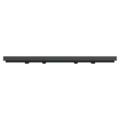 Schneider Electric Plaque de finition 2 postes Unica Déco Essentielle NU600454 coloris anthracite l.159,6 x P.10,25 x H.85 mm