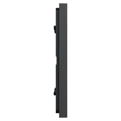 Schneider Electric Plaque de finition 2 postes Unica Déco Essentielle NU600454 coloris anthracite l.159,6 x P.10,25 x H.85 mm