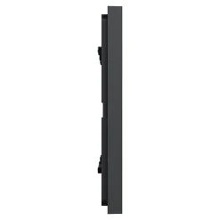 Schneider Electric Plaque de finition 3 postes Unica Déco Essentielle NU600654 coloris anthracite l.230,6 x P.10,25 x H.85 mm