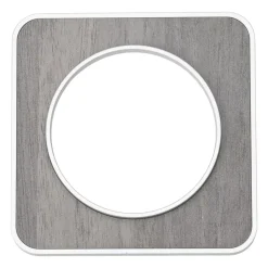 Jacobsen Plaque De Finition Pour Interrupteur Et Prise À Composer-Plaque de finition simple Espen chêne gris à assembler