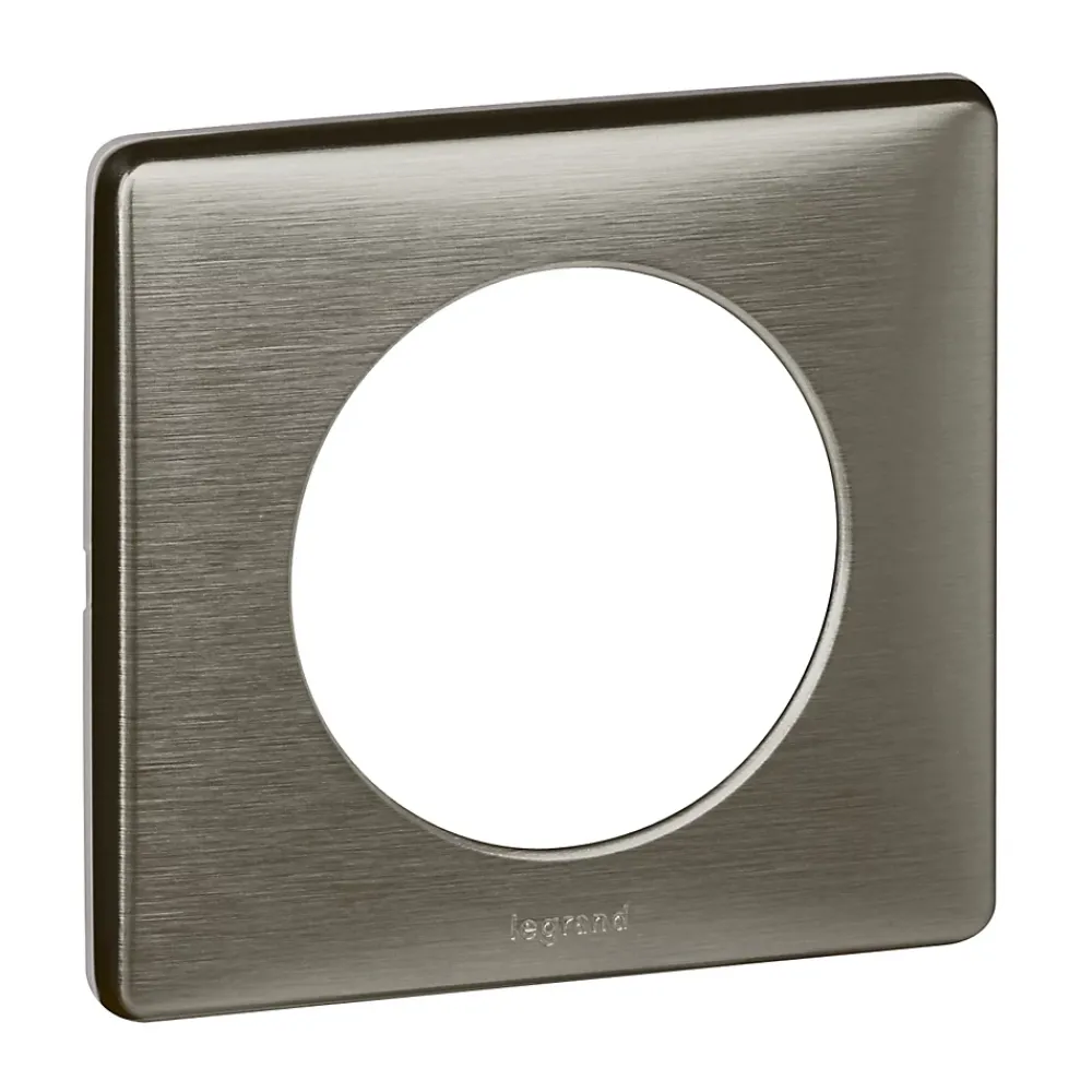 Legrand Plaque de finition simple Céliane Métal Tungstène
