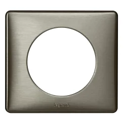 Legrand Plaque de finition simple Céliane Métal Tungstène