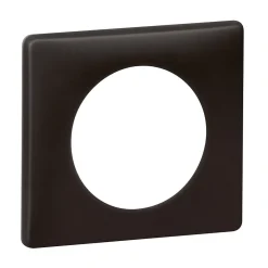 Legrand Plaque De Finition Pour Interrupteur Et Prise À Composer-Plaque de finition simple Céliane Poudré Basalte