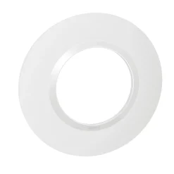 Legrand Plaque De Finition Pour Interrupteur Et Prise À Composer-Plaque de finition simple Dooxie Blanc rond