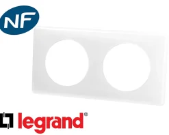 Legrand Plaque double blanche Céliane™