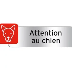 Chapuis Panneau De Signalisation-Plaquette indicatrice "Attention au chien"
