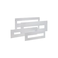 Ide Plastron Modulaire En Métal 24 Modules - 150mm - Pour Coffret Altlantic Et Atlantic Plus