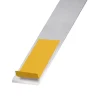 CQFD Profilé-Plat adhésif aluminium 40 x 2 mm, 2,5 m