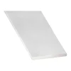 Profilé-Plat aluminium anodisé coloris inox 50 x 3 mm, 2 m