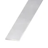 Profilé-Plat aluminium anodisé incolore 20 x 2 mm, 1 m