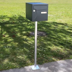 Renz Support De Boîte Aux Lettres-Platine de fixation au sol pour pied elliptique