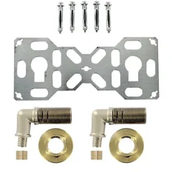 Noyon et Thiebault Platine double à glissement pour robinet Ø16 mm