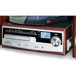 Inovalley Enceinte, Écouteur Et Casque-Platine vinyle Hifi RETRO multifonction
