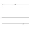 Thirard Judas Pour Porte-Plinthe de bas de porte, inox brossé, 250x730 mm, avec adhésif -