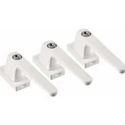 Abus Poignée à clé argent 670 g vendue par 3 pièces