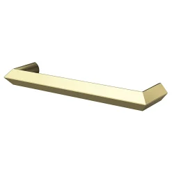 GoodHome Poignée de meuble Droit Keri effet laiton satin doré l.106mm x l.11mm x H. 27mm entraxe 96mm