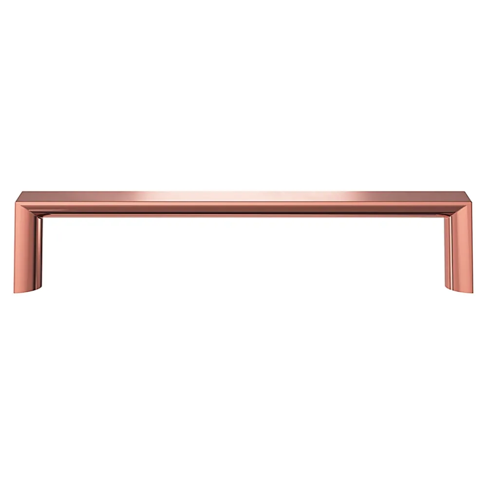 GoodHome Poignée de meuble Droit Dotz doré l.135mm x l.12mm x H. 26mm entraxe 128mm