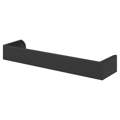 GoodHome Poignée De Meuble-Poignée de meuble Droit Dotz mat noir l.104mm x l.14mm x H. 26mm entraxe 96mm