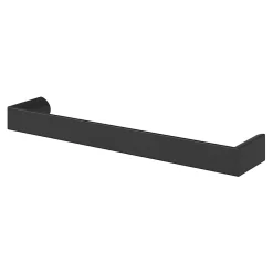 GoodHome Poignée De Meuble-Poignée de meuble Droit Dotz mat noir l.135mm x l.12mm x H. 26mm entraxe 128mm