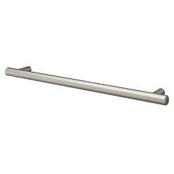 GoodHome Poignée de meuble en T Dizel acier effet nickel satin gris l.264mm x l.12mm x H. 35mm entraxe 224mm