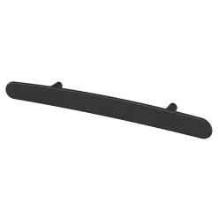 GoodHome Poignée de meuble en T Meham mat noir l.220mm x l.20mm x H. 35mm entraxe 128mm
