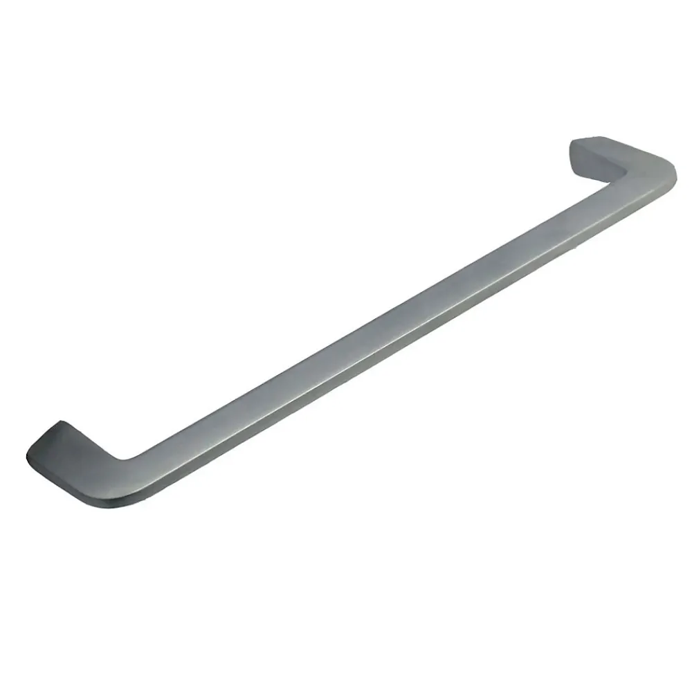 Hardwarexchange Poignée de meuble en zamac finition chrome mat e 320 mm avec vis incluses