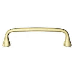 GoodHome Poignée de meuble nœud Tudy Laiton effet laiton doré l.143mm x H. 16mm entraxe 128mm
