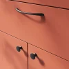 GoodHome Poignée de meuble nœud Primel mat noir l.160mm x l.9mm x H. 27mm entraxe 128mm