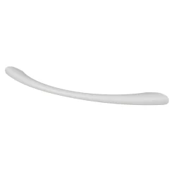 GoodHome Poignée De Meuble-Poignée de meuble nœud Primel effet chromé gris l.114mm x l.11mm x H. 27mm entraxe 96mm