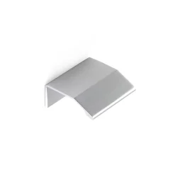 Niubo Poignée De Meuble-Poignée en aluminium avec finition anodisée mate, dimensions: 40x18x39mm et inserts: 16mm-
