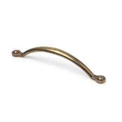 Niubo Poignée en zamak avec finition en cuir, dimensions: 175x16x36mm, inserts: 160mm-